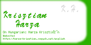 krisztian harza business card